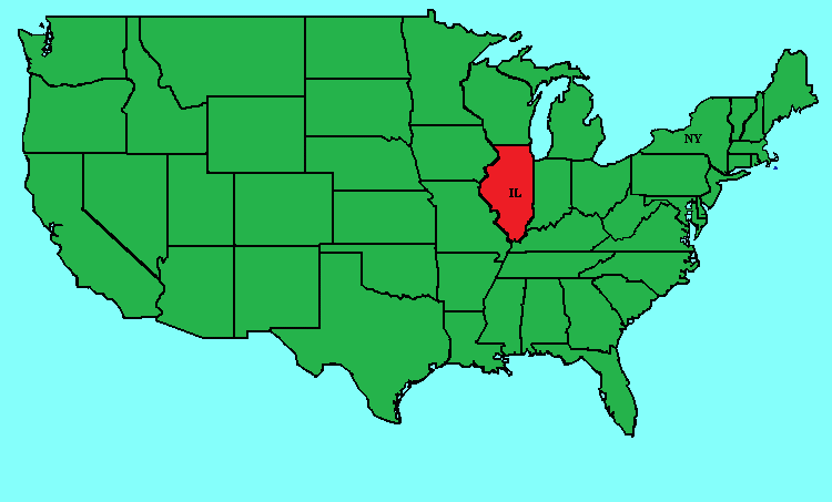 united states map